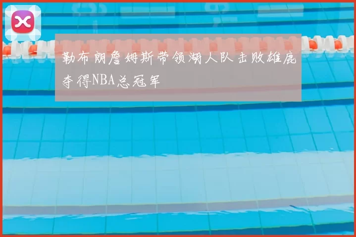勒布朗詹姆斯带领湖人队击败雄鹿夺得NBA总冠军