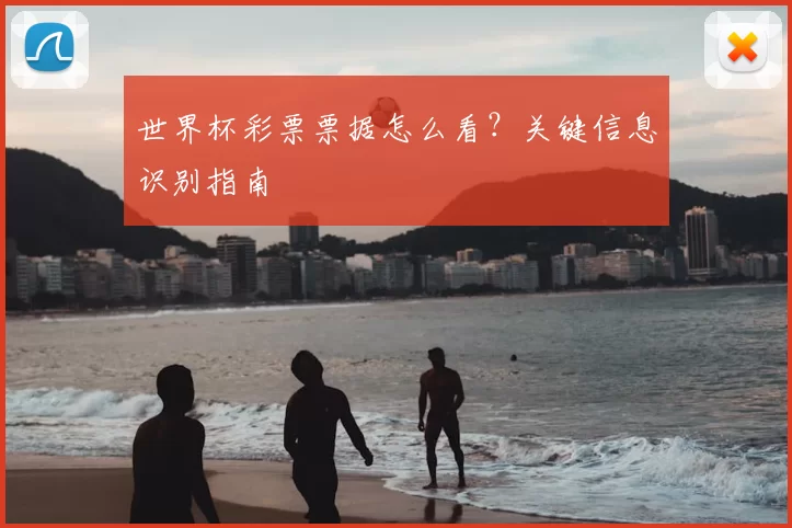 世界杯彩票票据怎么看？关键信息识别指南