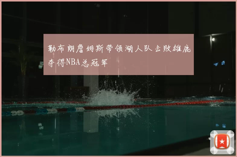 勒布朗詹姆斯带领湖人队击败雄鹿夺得NBA总冠军